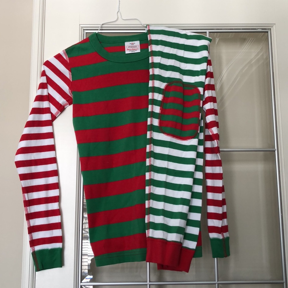 HANNA ANDERSSON RED/GREEN STRIPE PJs - Sz. EU160 / US 14